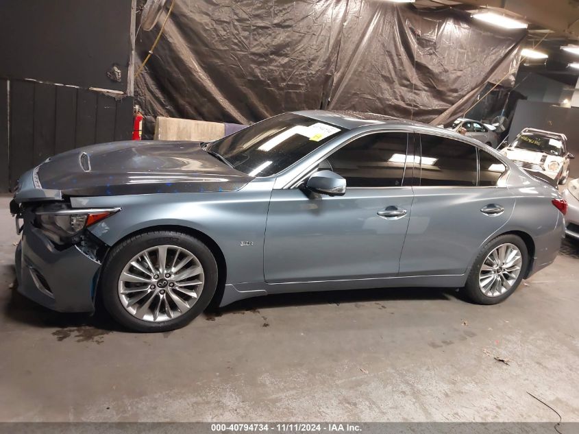 2020 Infiniti Q50 Luxe Awd VIN: JN1EV7AR3LM256484 Lot: 40794734