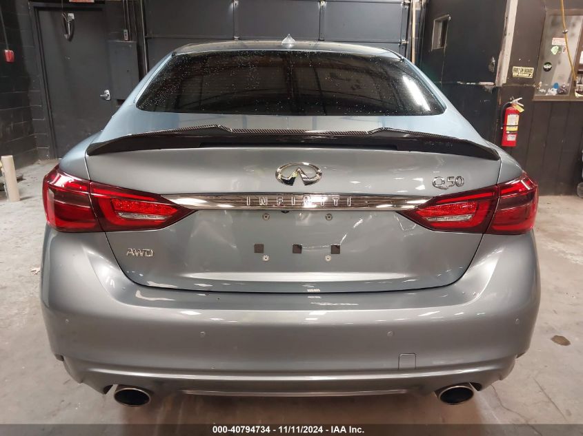 2020 Infiniti Q50 Luxe Awd VIN: JN1EV7AR3LM256484 Lot: 40794734