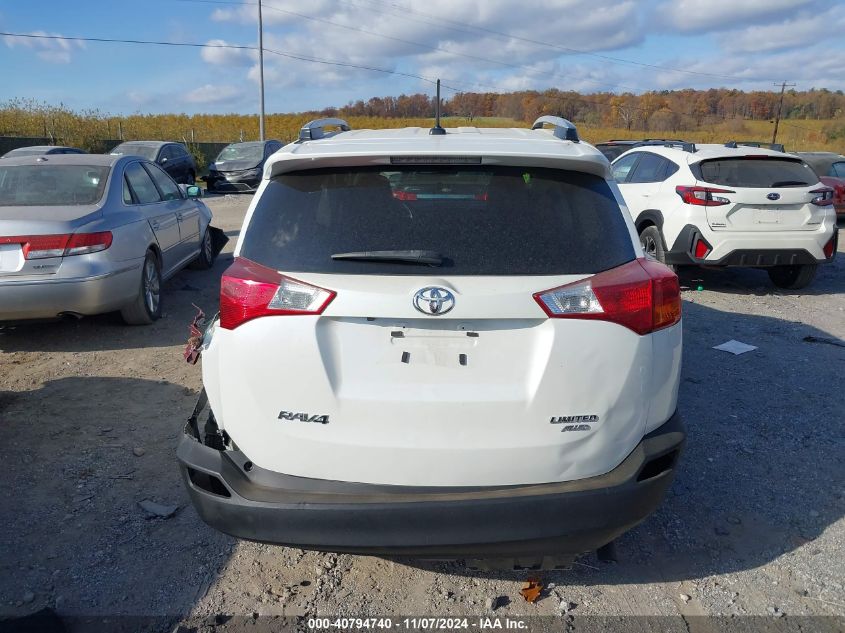 2015 Toyota Rav4 Limited VIN: 2T3DFREV9FW404931 Lot: 40794740