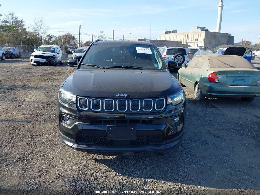 2022 Jeep Compass Latitude Lux 4X4 VIN: 3C4NJDFB7NT203738 Lot: 40794755