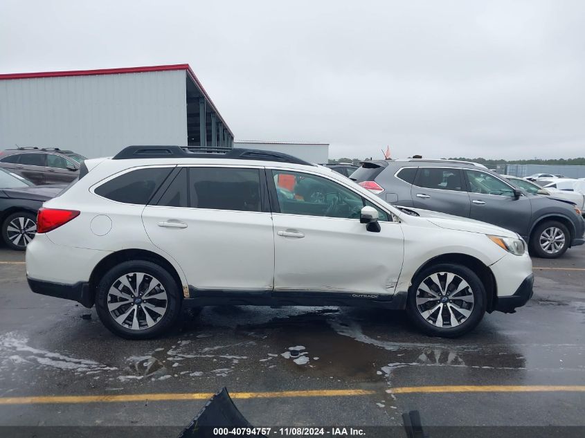 2015 Subaru Outback 2.5I Limited VIN: 4S4BSBNC0F3325798 Lot: 40794757