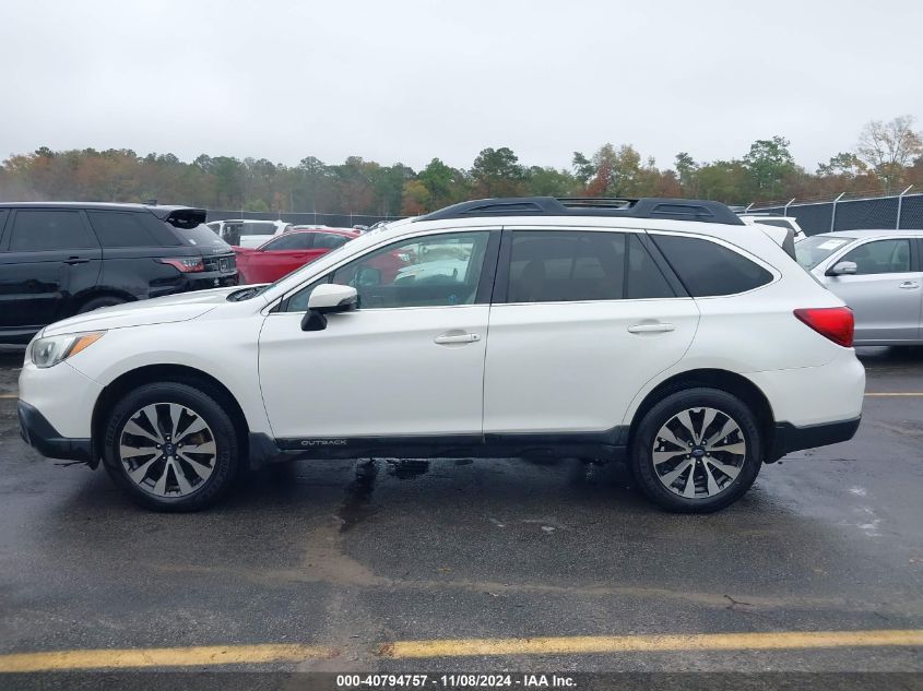 2015 Subaru Outback 2.5I Limited VIN: 4S4BSBNC0F3325798 Lot: 40794757