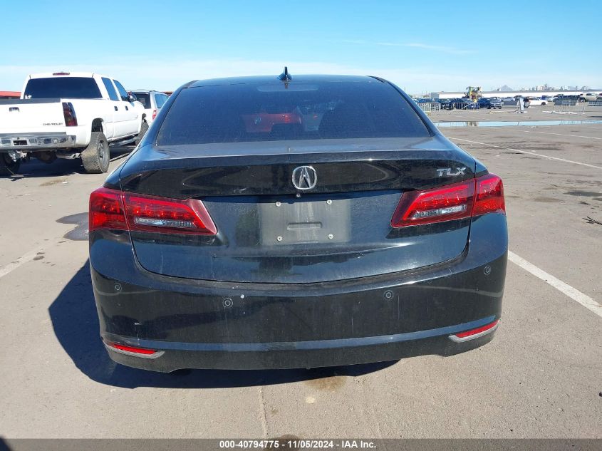 2015 Acura Tlx V6 Advance VIN: 19UUB2F74FA019781 Lot: 40794775