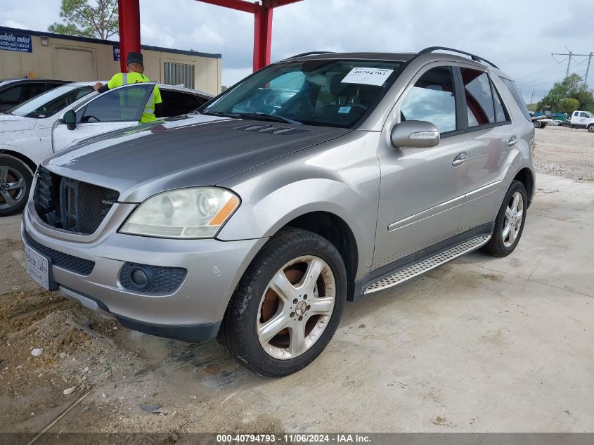 2006 Mercedes-Benz Ml 350 4Matic VIN: 4JGBB86E96A076917 Lot: 40794793