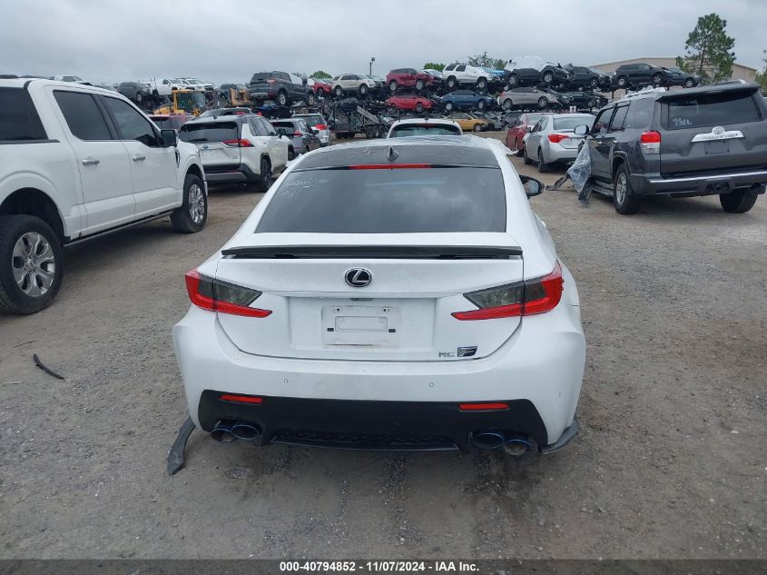 2015 Lexus Rc F VIN: JTHHP5BC8F5002902 Lot: 40794852