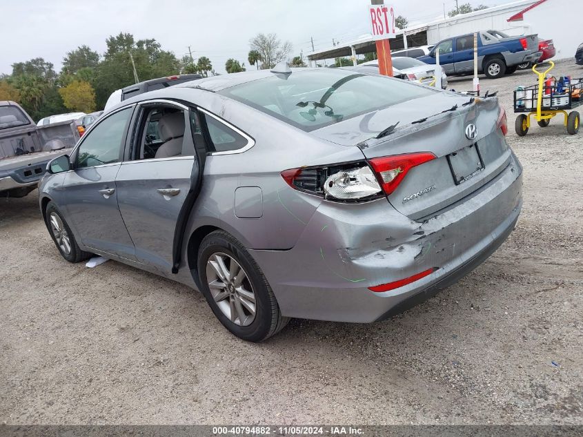 2016 Hyundai Sonata Se VIN: 5NPE24AF2GH295139 Lot: 40794882