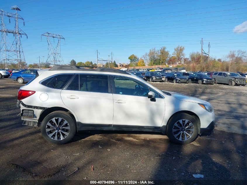 2017 Subaru Outback 2.5I Limited VIN: 4S4BSAKC2H3297133 Lot: 40794896