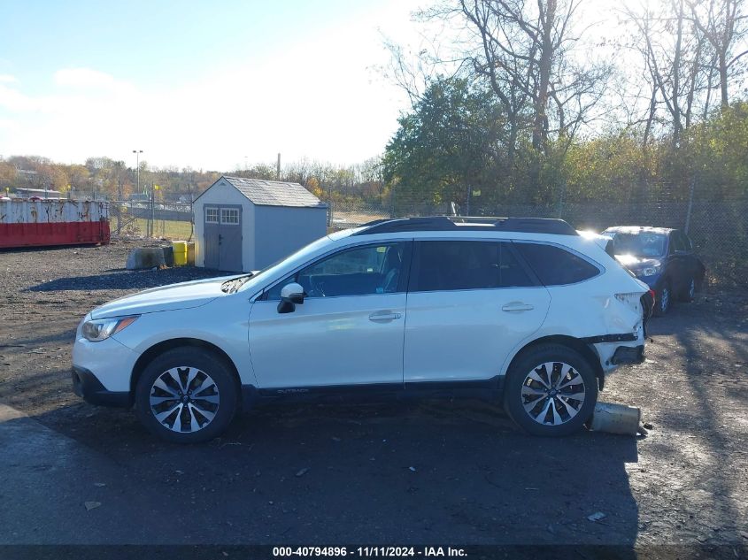 2017 Subaru Outback 2.5I Limited VIN: 4S4BSAKC2H3297133 Lot: 40794896