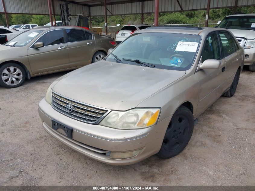 2003 Toyota Avalon Xls VIN: 4T1BF28B93U292894 Lot: 40794900