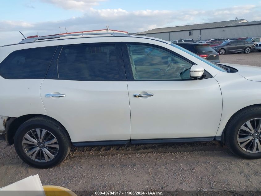 2017 Nissan Pathfinder Sl VIN: 5N1DR2MN6HC632256 Lot: 40794917