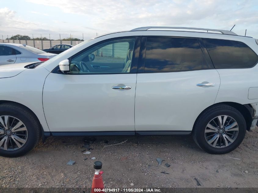 2017 Nissan Pathfinder Sl VIN: 5N1DR2MN6HC632256 Lot: 40794917