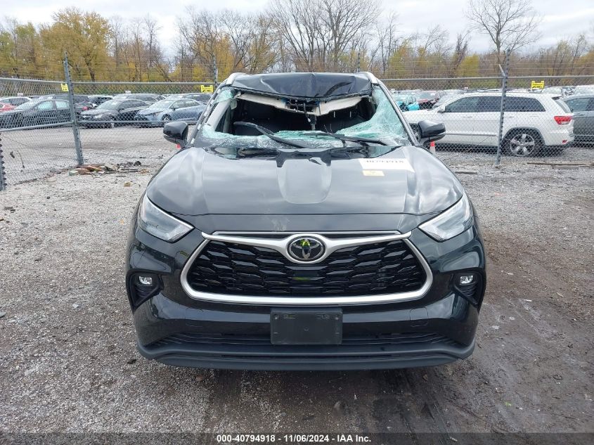 2022 TOYOTA HIGHLANDER VIN: 5TDGZRBH7NS564695