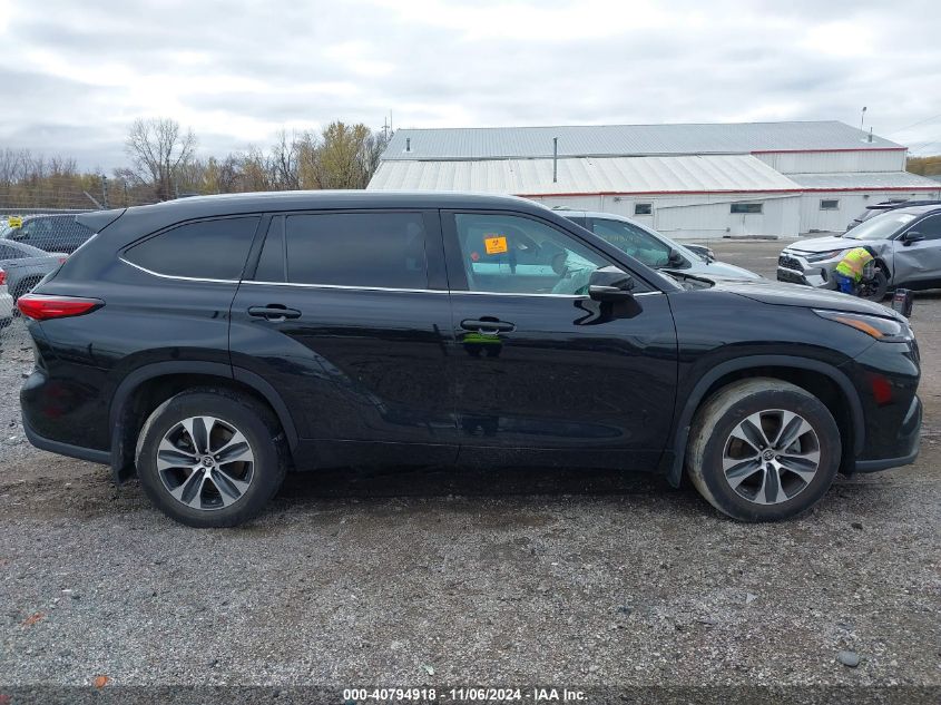 2022 TOYOTA HIGHLANDER VIN: 5TDGZRBH7NS564695