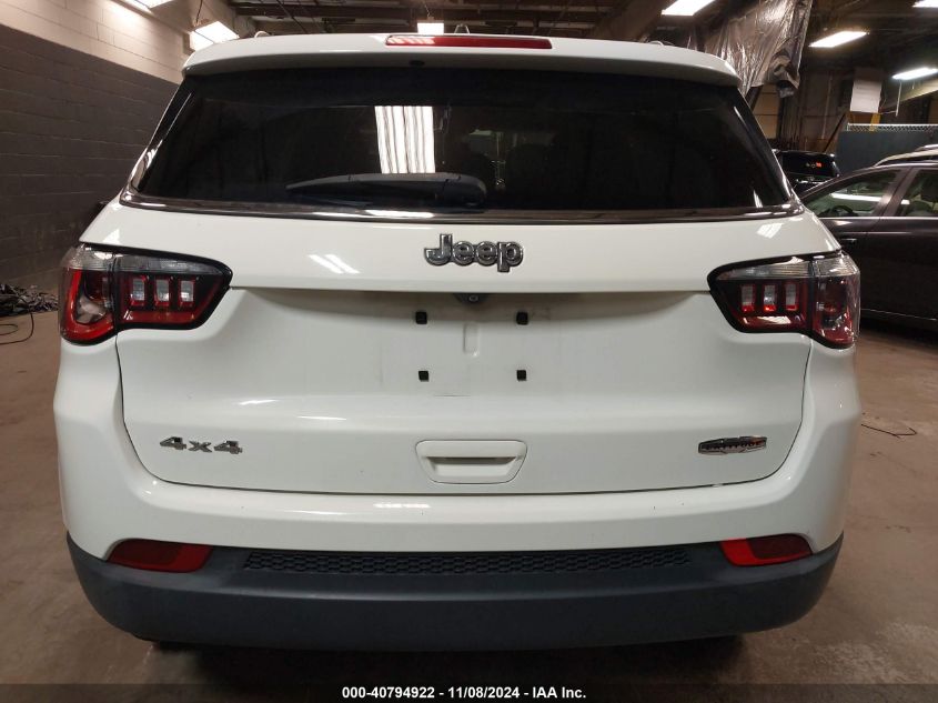 2018 Jeep Compass Latitude 4X4 VIN: 3C4NJDBB0JT161882 Lot: 40794922