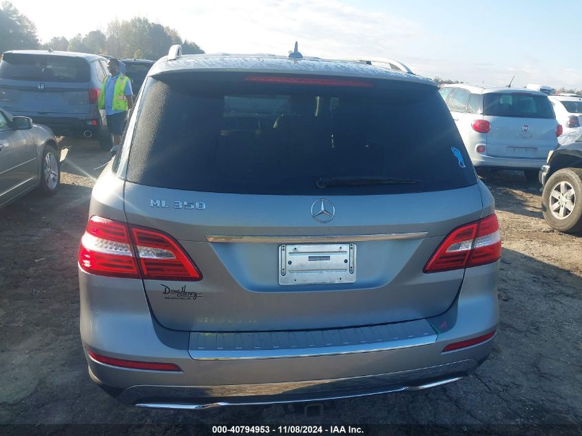 2014 Mercedes-Benz Ml 350 VIN: 4JGDA5JB0EA401945 Lot: 40794953