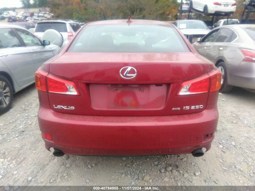 2010 Lexus Is 250 VIN: JTHCF5C23A5039593 Lot: 40794955