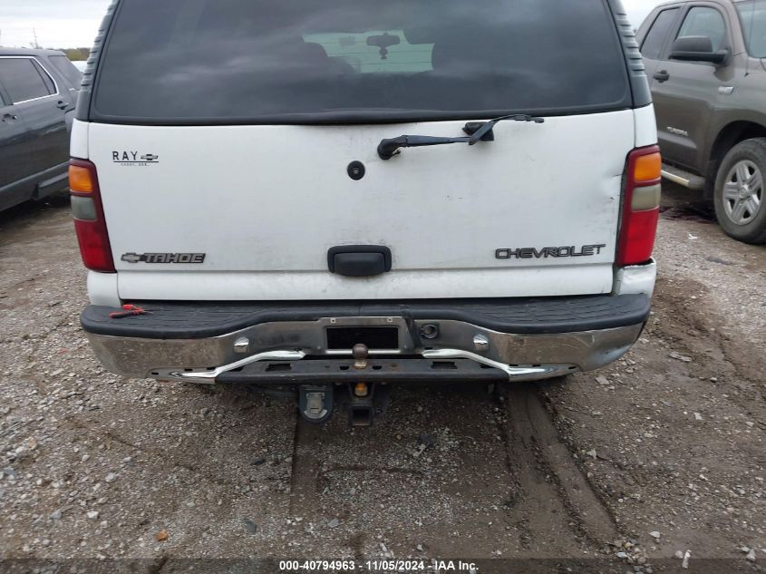 2000 Chevrolet Tahoe All New Ls VIN: 1GNEC13T7YJ198176 Lot: 40794963