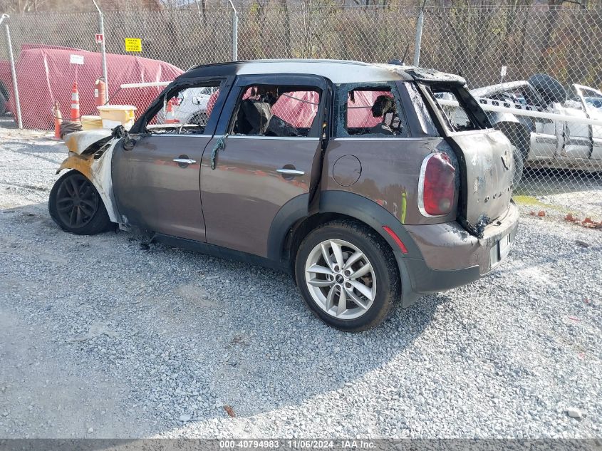 2013 Mini Countryman Cooper VIN: WMWZB3C59DWM31642 Lot: 40794983