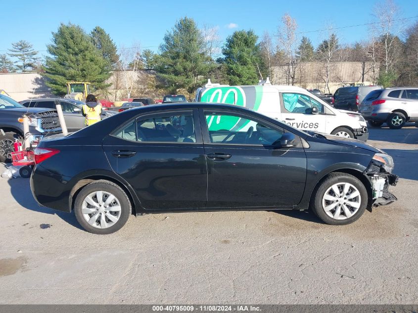 2015 Toyota Corolla Le VIN: 2T1BURHE2FC401999 Lot: 40795009