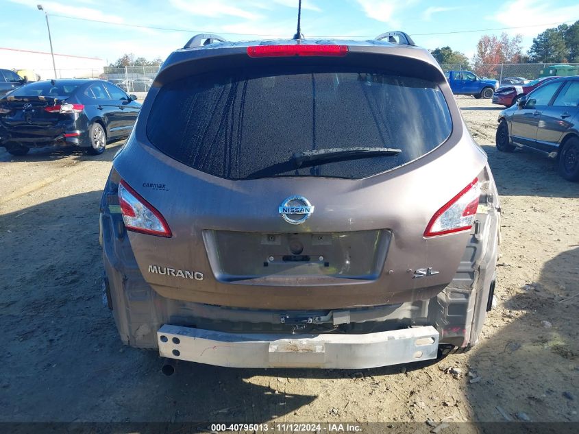 2014 Nissan Murano Sl VIN: JN8AZ1MU1EW416211 Lot: 40795013