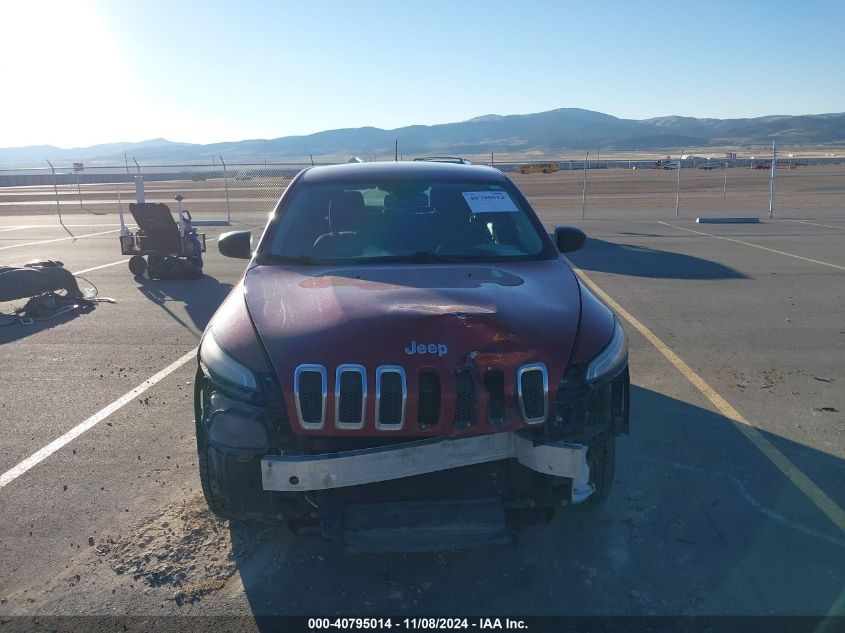 2016 Jeep Cherokee Sport VIN: 1C4PJMAB5GW269783 Lot: 40795014