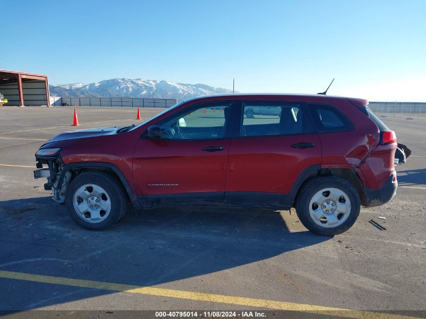 2016 Jeep Cherokee Sport VIN: 1C4PJMAB5GW269783 Lot: 40795014