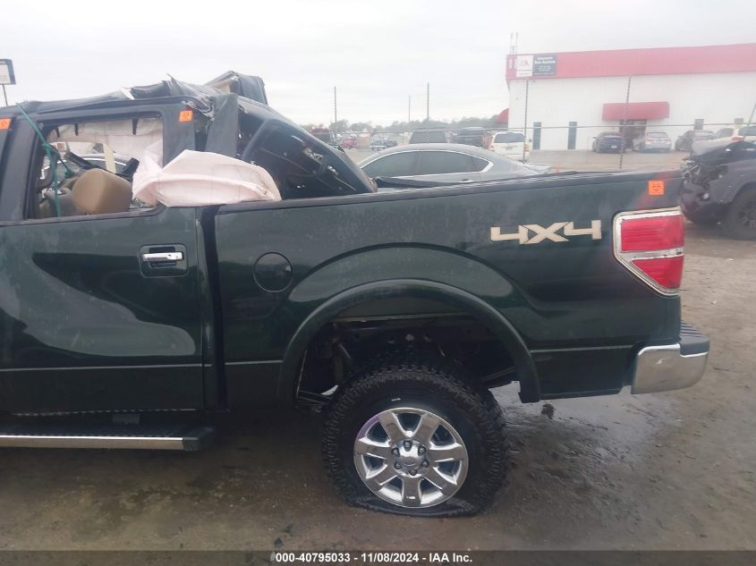 2013 FORD F-150 LARIAT - 1FTFW1EF2DKE54627