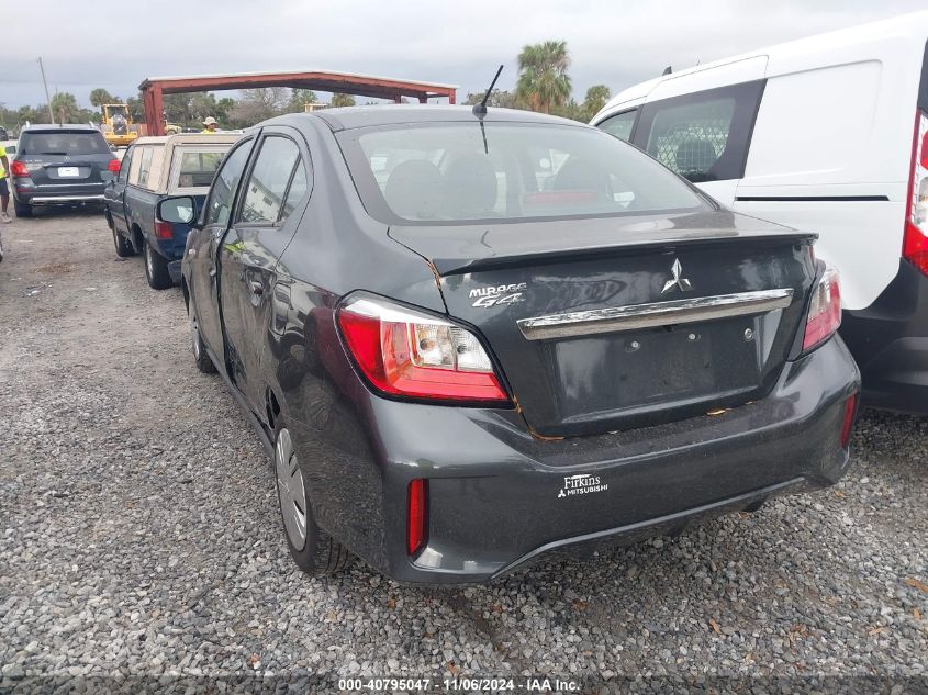 VIN ML32FUFJ3RHF00642 2024 Mitsubishi Mirage, G4 Bl... no.3