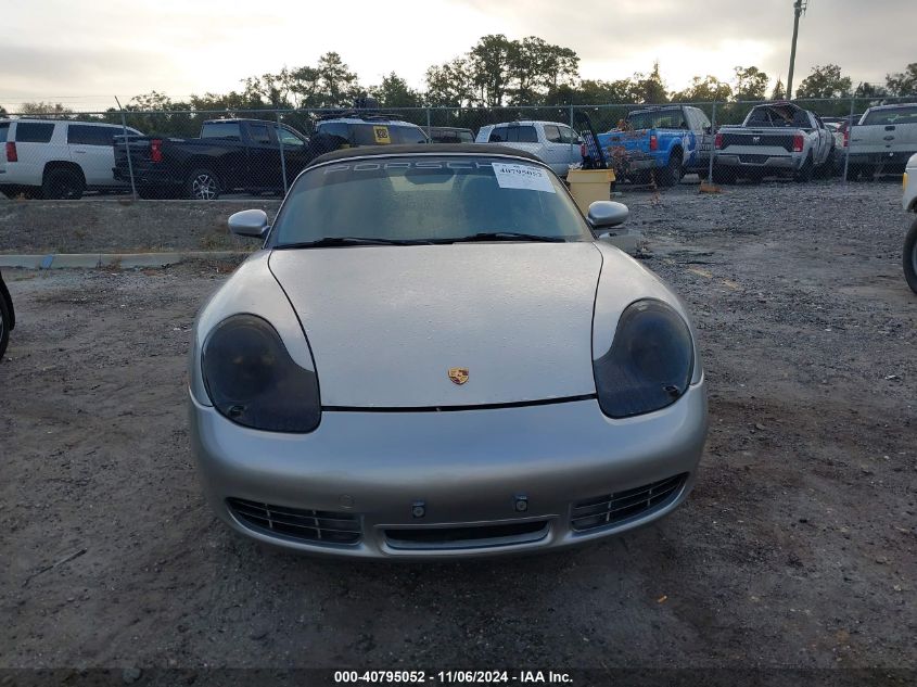 2001 Porsche Boxster S VIN: WP0CB29821U662300 Lot: 40795052