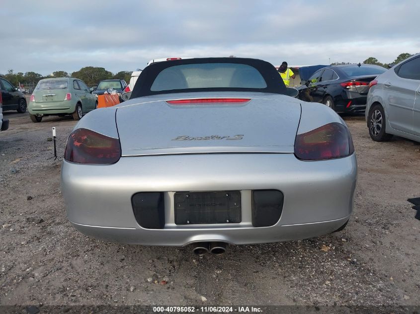 2001 Porsche Boxster S VIN: WP0CB29821U662300 Lot: 40795052