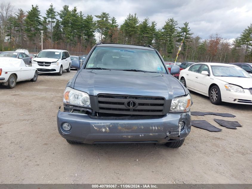 2005 Toyota Highlander V6 VIN: JTEEP21A650095008 Lot: 40795067