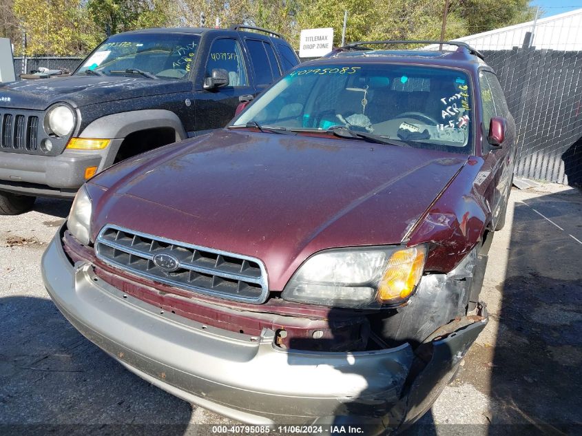 2000 Subaru Outback Limited VIN: 4S3BH686XY7673393 Lot: 40795085