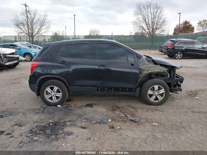 2018 Chevrolet Trax Ls VIN: 3GNCJNSBXJL408474 Lot: 40795091