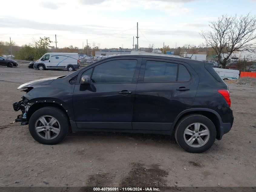 2018 Chevrolet Trax Ls VIN: 3GNCJNSBXJL408474 Lot: 40795091