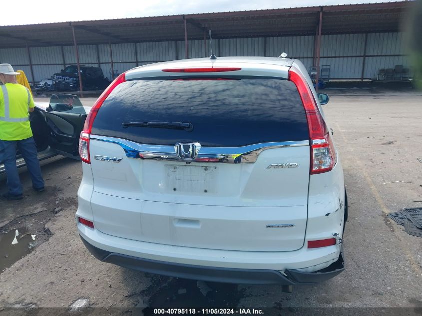 2016 Honda Cr-V Se VIN: 5J6RM4H42GL107998 Lot: 40795118