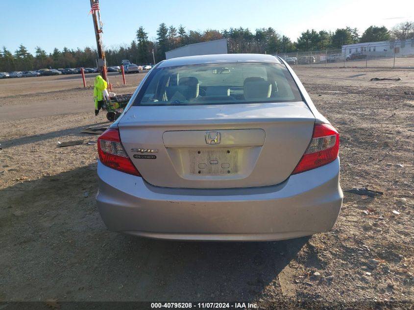 2012 Honda Civic Lx VIN: 19XFB2F51CE339347 Lot: 40795208