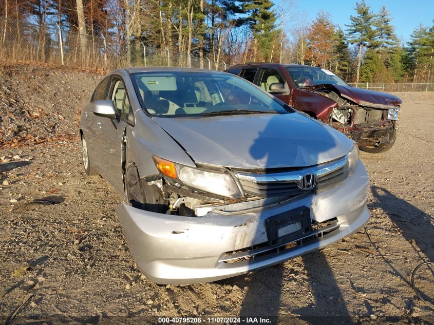 2012 Honda Civic Lx VIN: 19XFB2F51CE339347 Lot: 40795208