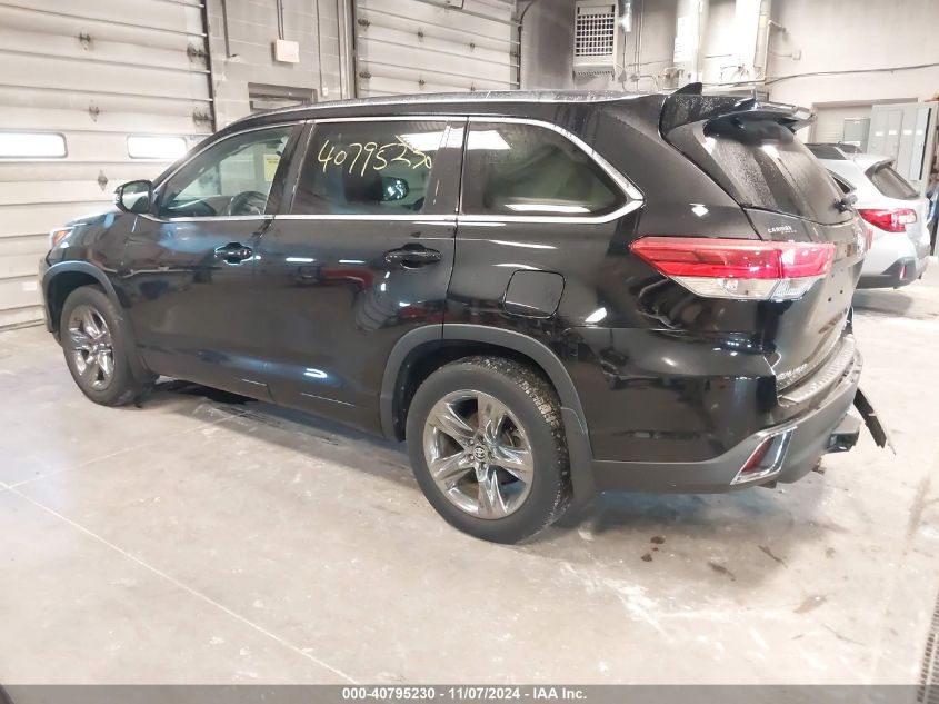 2019 Toyota Highlander Limited Platinum VIN: 5TDDZRFH3KS984091 Lot: 40795230