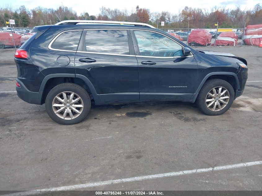 2014 Jeep Cherokee Limited VIN: 1C4PJMDS3EW256880 Lot: 40795248