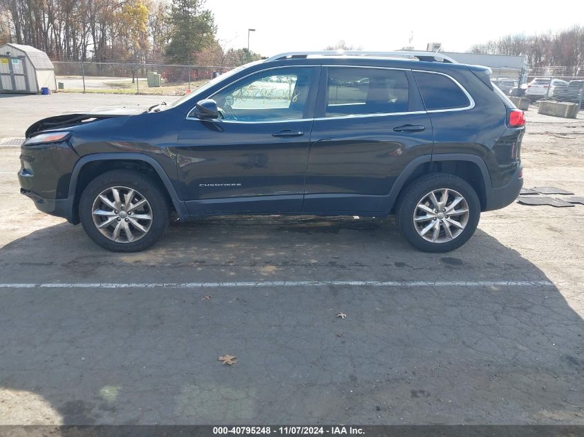 2014 Jeep Cherokee Limited VIN: 1C4PJMDS3EW256880 Lot: 40795248