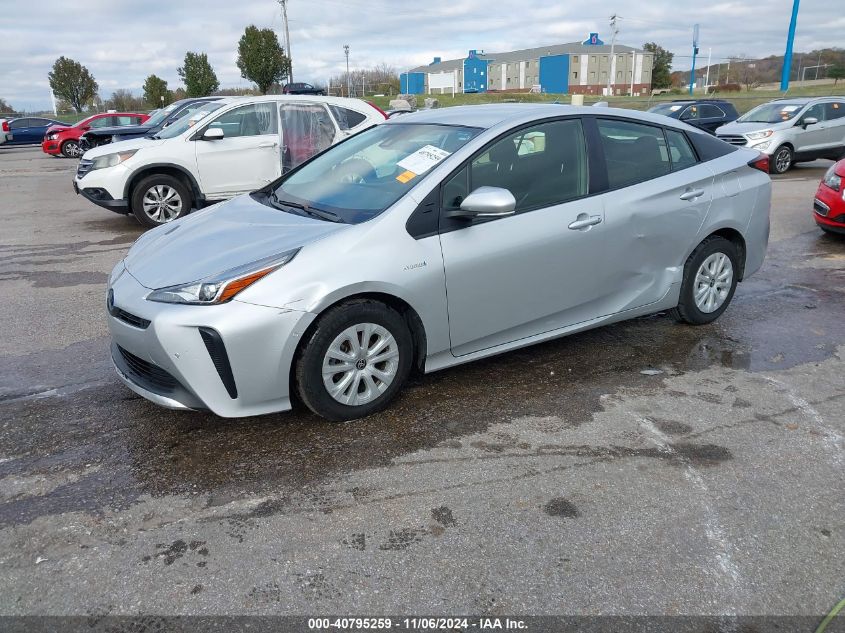 2022 Toyota Prius Le VIN: JTDKAMFU7N3188741 Lot: 40795259