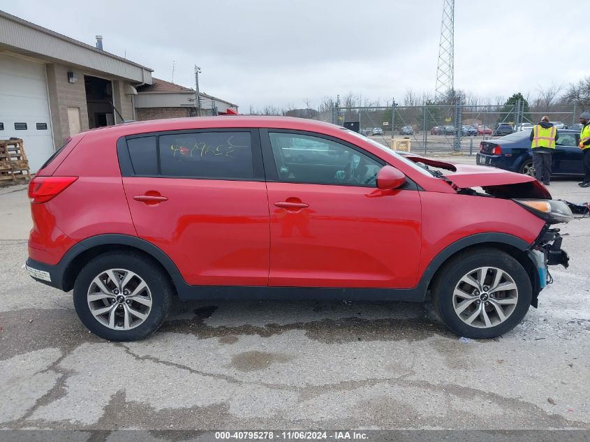 2014 Kia Sportage Lx VIN: KNDPB3AC9E7580155 Lot: 40795278