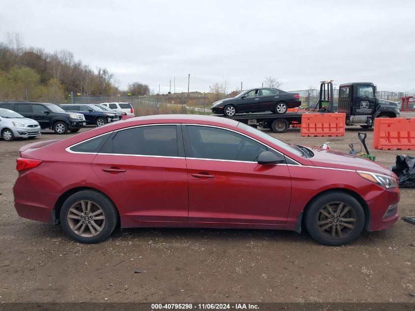 2015 Hyundai Sonata Se VIN: 5NPE24AF9FH235163 Lot: 40795298