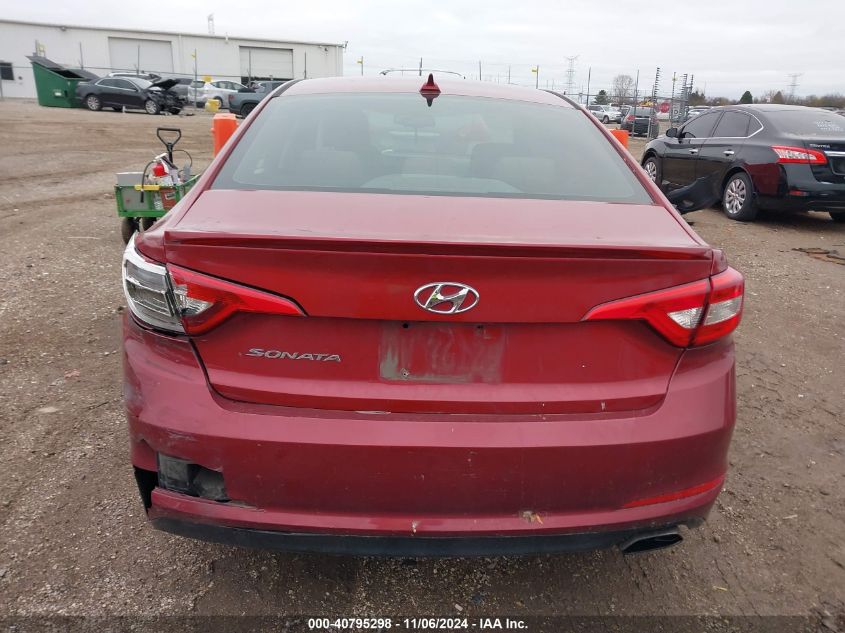 2015 Hyundai Sonata Se VIN: 5NPE24AF9FH235163 Lot: 40795298