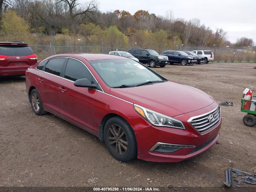 2015 Hyundai Sonata Se VIN: 5NPE24AF9FH235163 Lot: 40795298