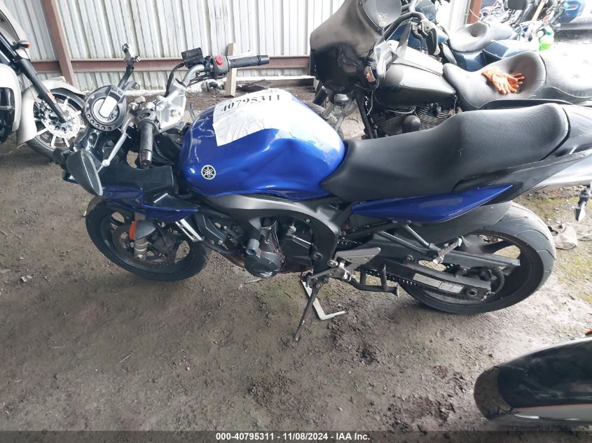 2006 Yamaha Fz6 S VIN: JYARJ08E26A008927 Lot: 40795311