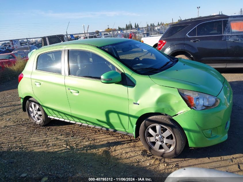 2015 Mitsubishi Mirage Es VIN: ML32A4HJ7FH001475 Lot: 40795312