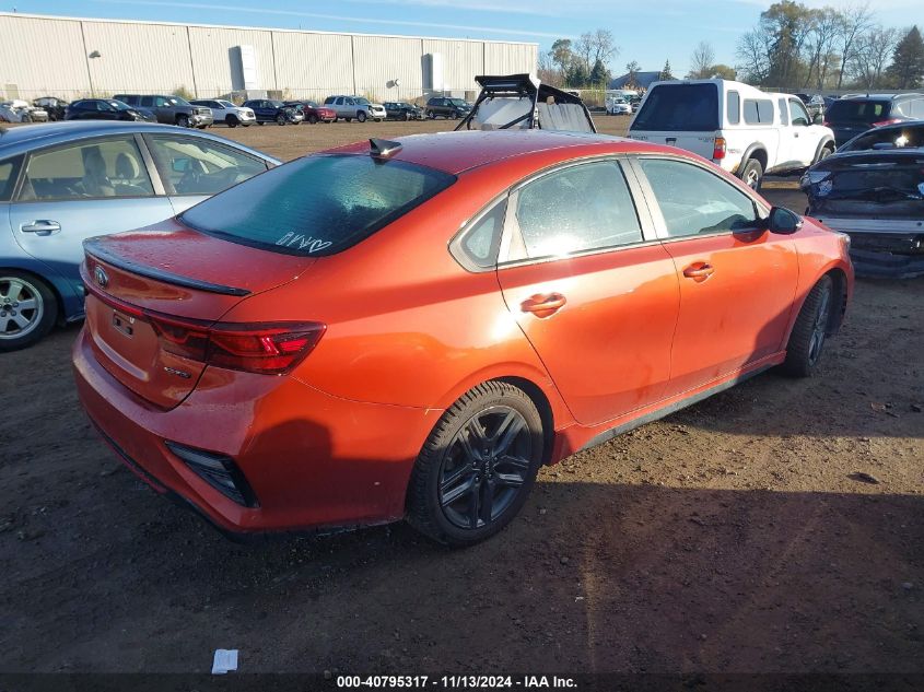 2020 Kia Forte Gt-Line VIN: 3KPF34AD4LE139019 Lot: 40795317