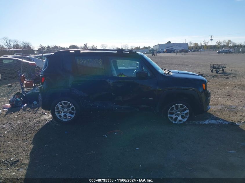 2018 Jeep Renegade Latitude 4X4 VIN: ZACCJBBB9JPH92150 Lot: 40795338