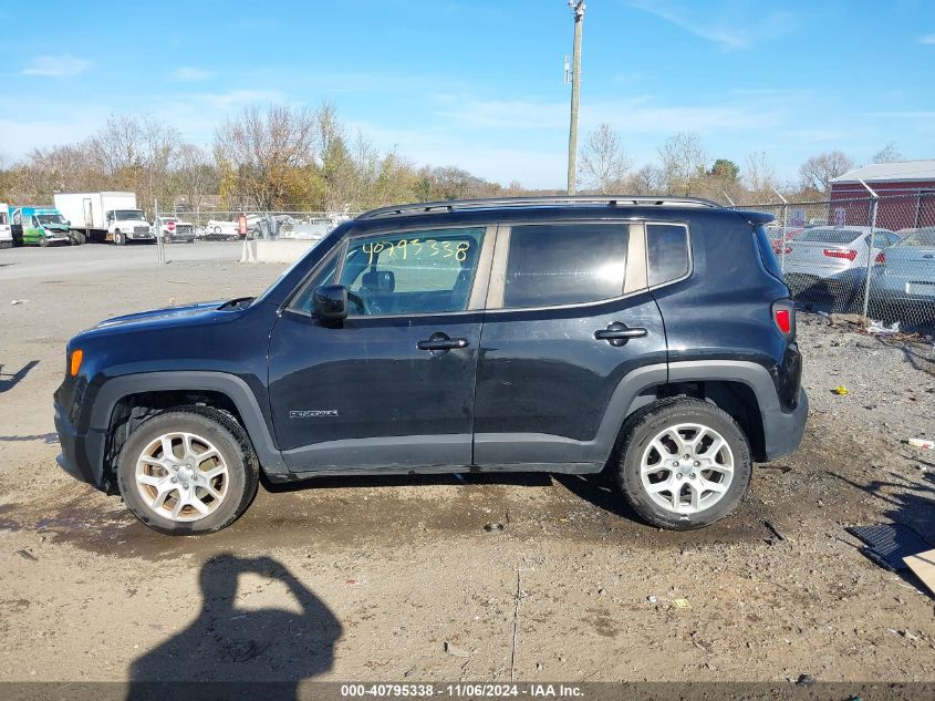 2018 Jeep Renegade Latitude 4X4 VIN: ZACCJBBB9JPH92150 Lot: 40795338